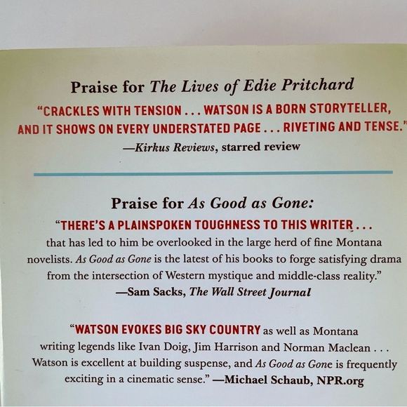 BOOK, “The Lives of Edie Pritchard” Larry Watson, Novel, 2020, 360 Pages… - Picture 15 of 15